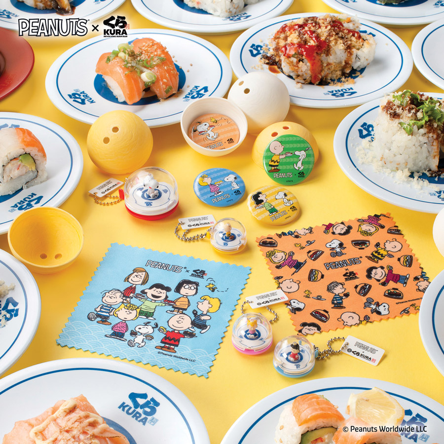 KURA SUSHI USA DELIGHTS FANS WITH PEANUTS® COLLABORATION