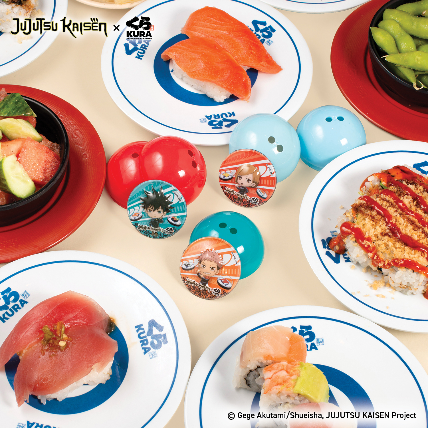 Photo by Emily J. Davis_Jujutsu Kaisen x Kura Sushi Bikkura Pon Prize Collection_Bubble Magnet