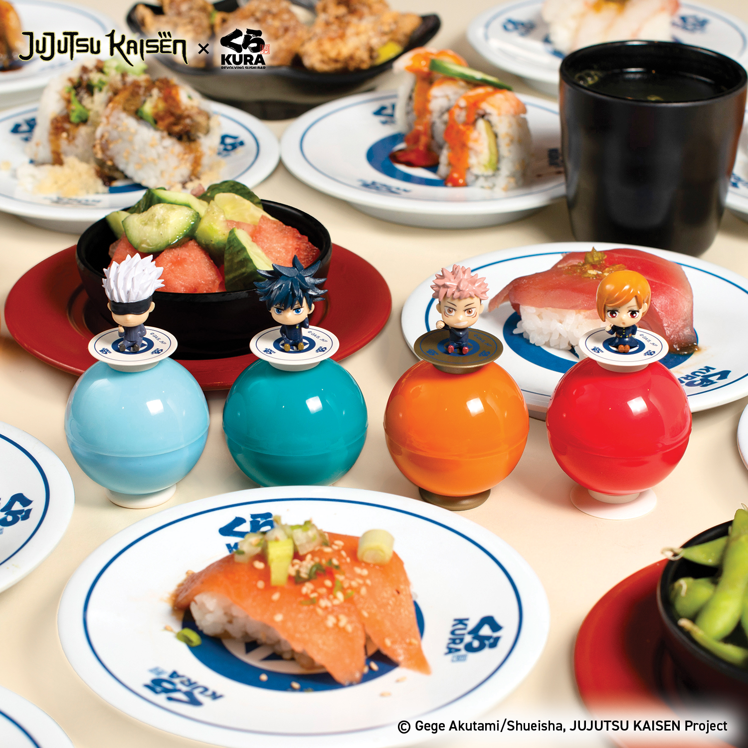 Photo by Emily J. Davis_Jujutsu Kaisen x Kura Sushi Bikkura Pon Prize Collection_Figurines 1