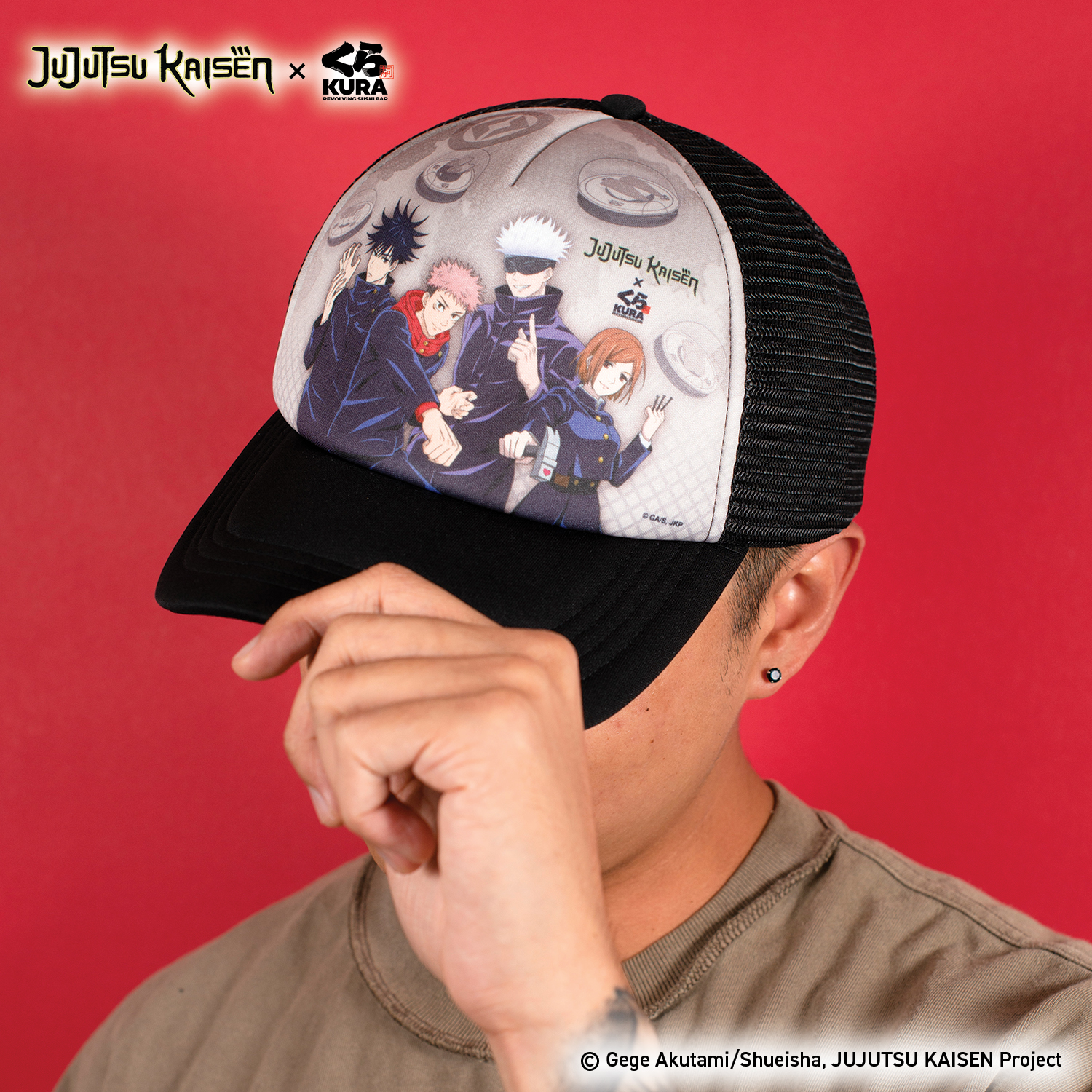 Photo by Emily J. Davis_Jujutsu Kaisen x Kura Sushi Bikkura Pon Prize Collection_Hat 3
