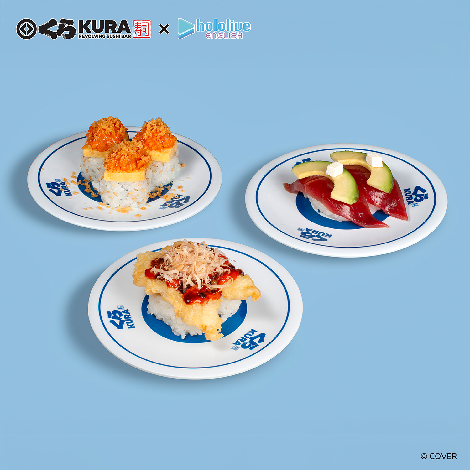 hololive English x Kura Sushi Collaboration