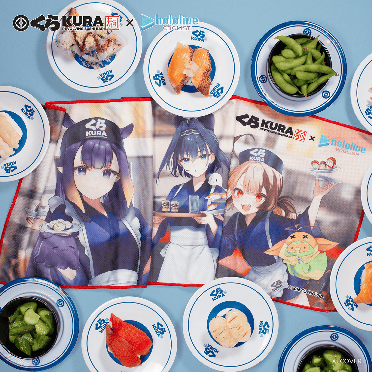 hololive English x Kura Sushi Collaboration