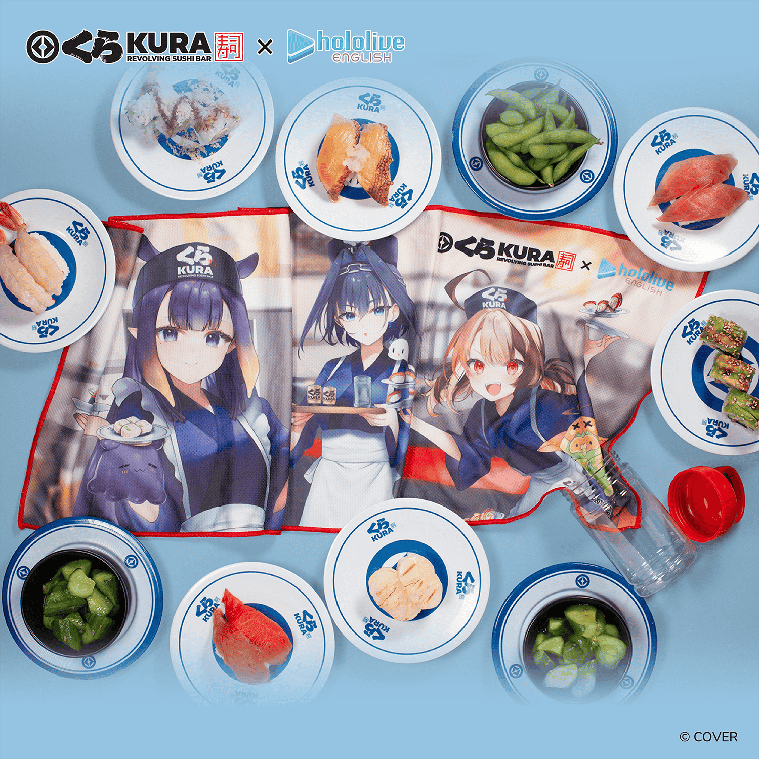 hololive English x Kura Sushi Collaboration