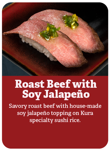Roast Beef With Soy Jalapeno